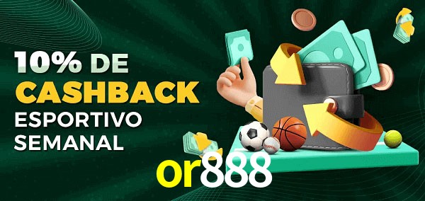 10% de bônus de cashback na or888